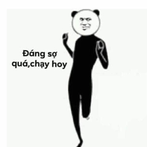 Meme gấu trúc - chạy hoy