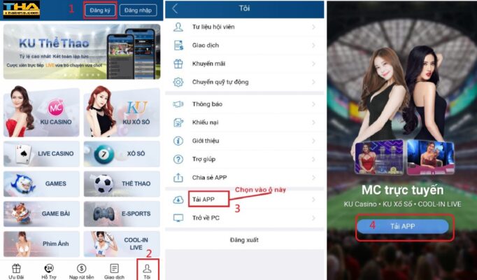 Đăng nhập và cài đặt App Kubet trên điện thoại Android